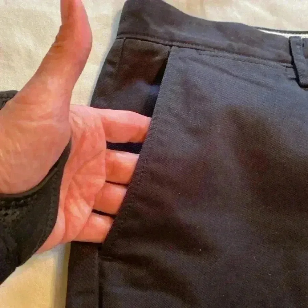 J. Crew Black Broken In Chino Mens Pants Size 36X30.
